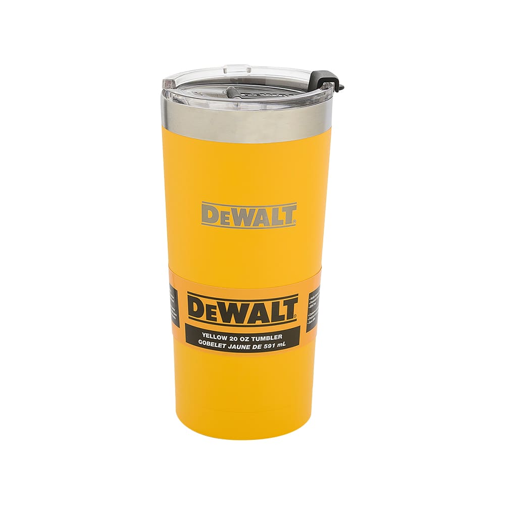 Verre isotherme jaune 20 oz DEWALT
