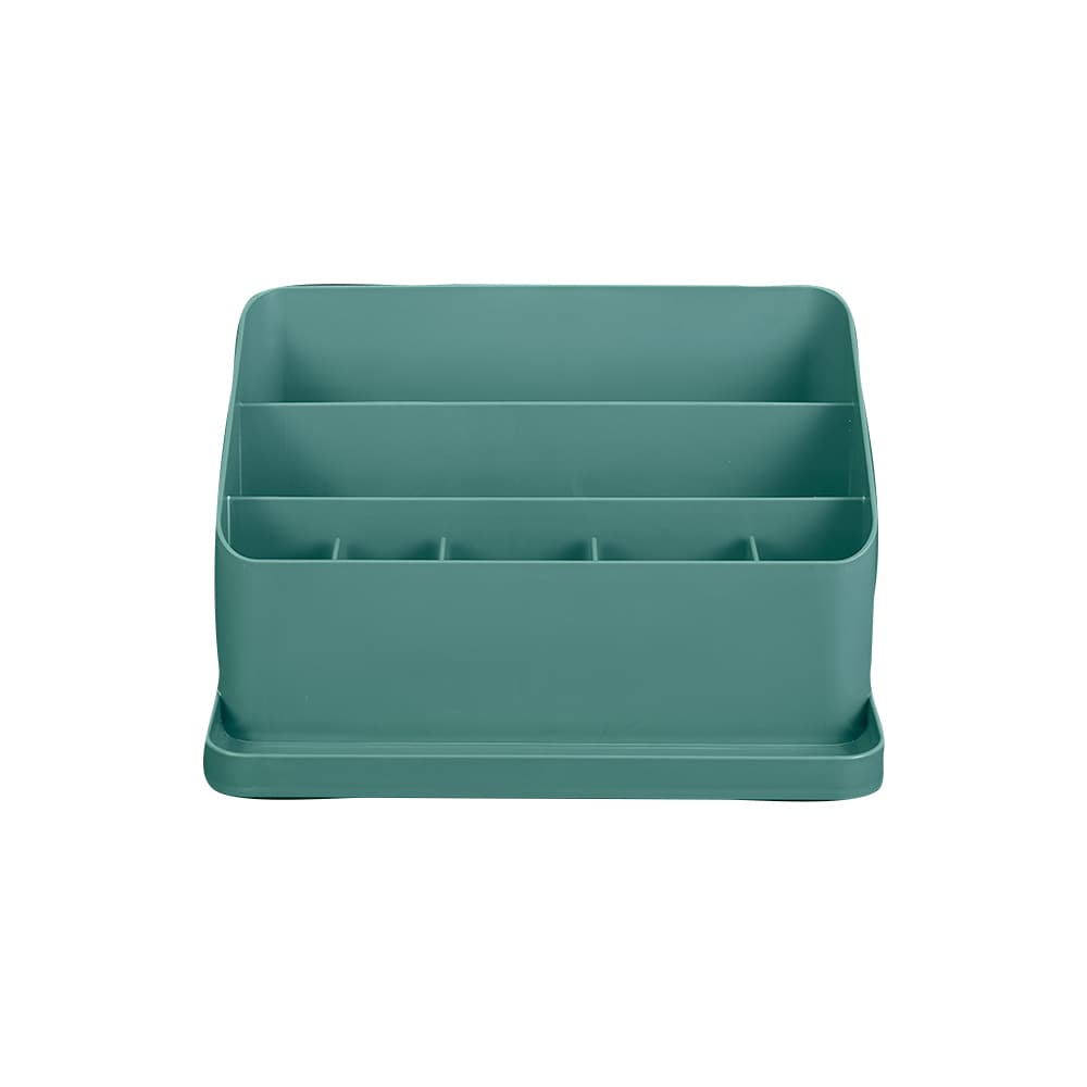 Plastic Desk Organizer Green