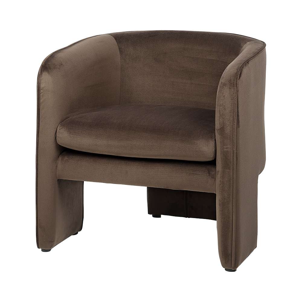 Fauteuil Kuma brun ASTELLA