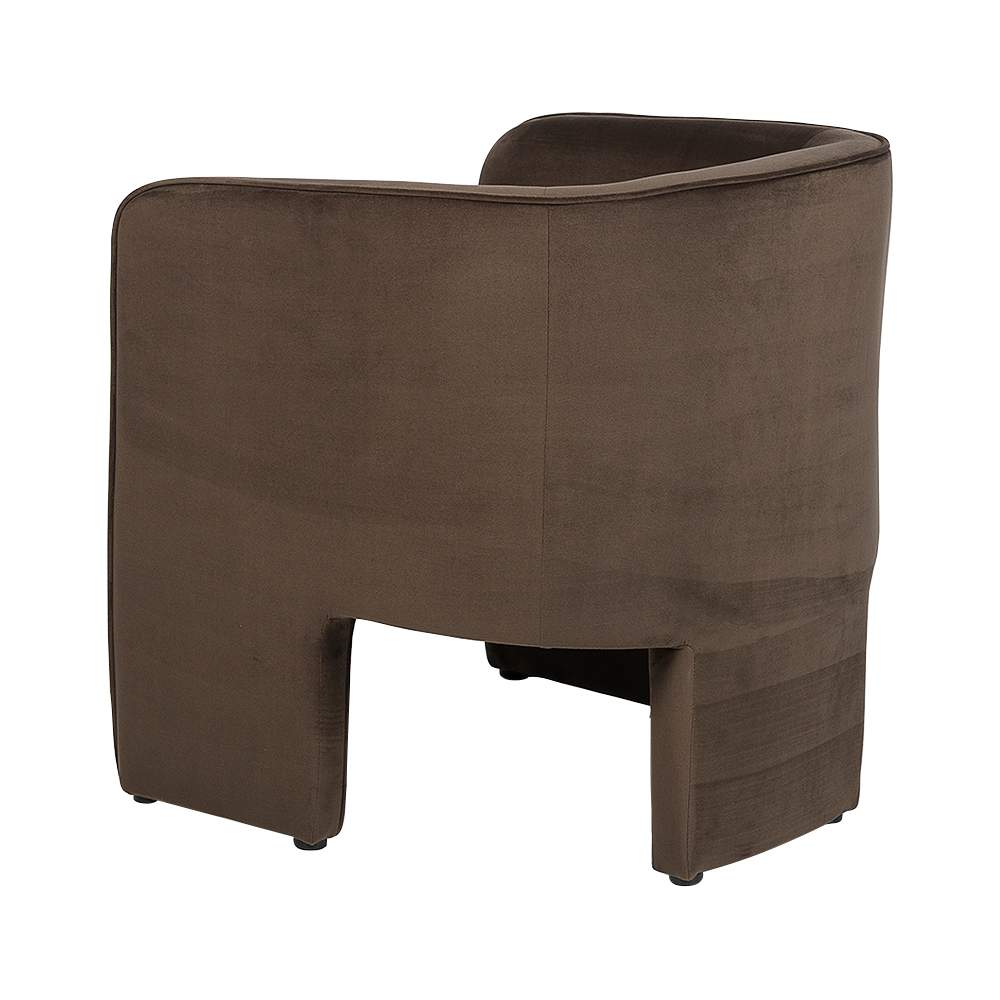 Fauteuil Kuma brun ASTELLA