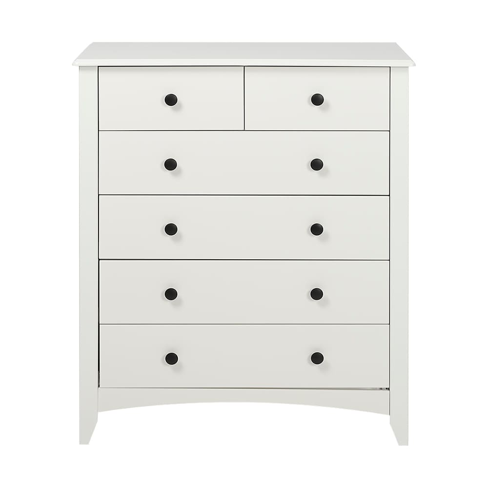 Olivia Tall 6-Drawer Dresser 37&nbsp;1/4&nbsp;in