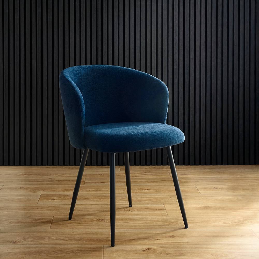 Chaise de salle à manger Alicia bleue ASTELLA