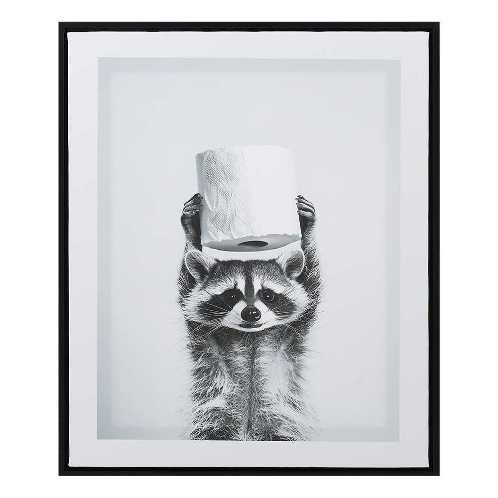 ASTELLA Canvas Reproduction Raccoon 15&nbsp;3/4&nbsp;in.&nbsp;x&nbsp;19&nbsp;5/8&nbsp;in.