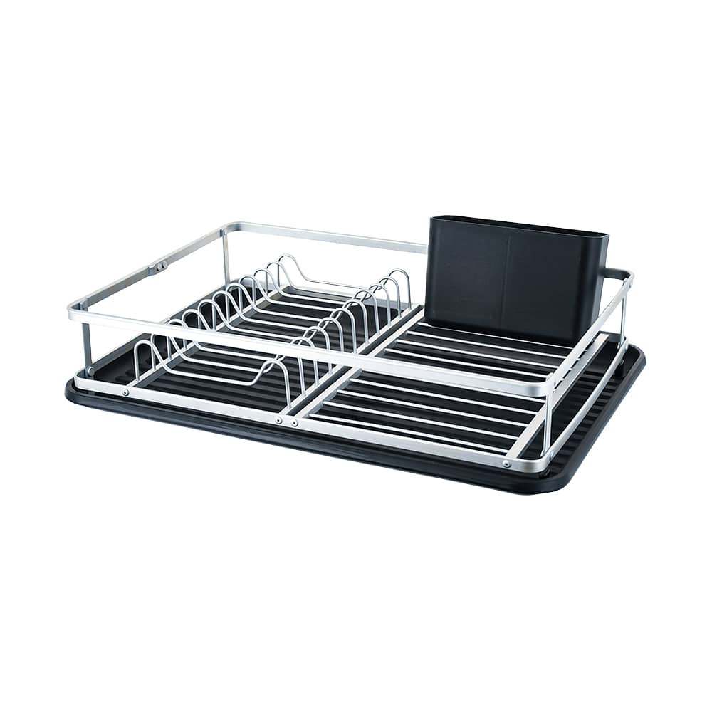 Ensemble d'égouttoir à vaisselle en aluminium