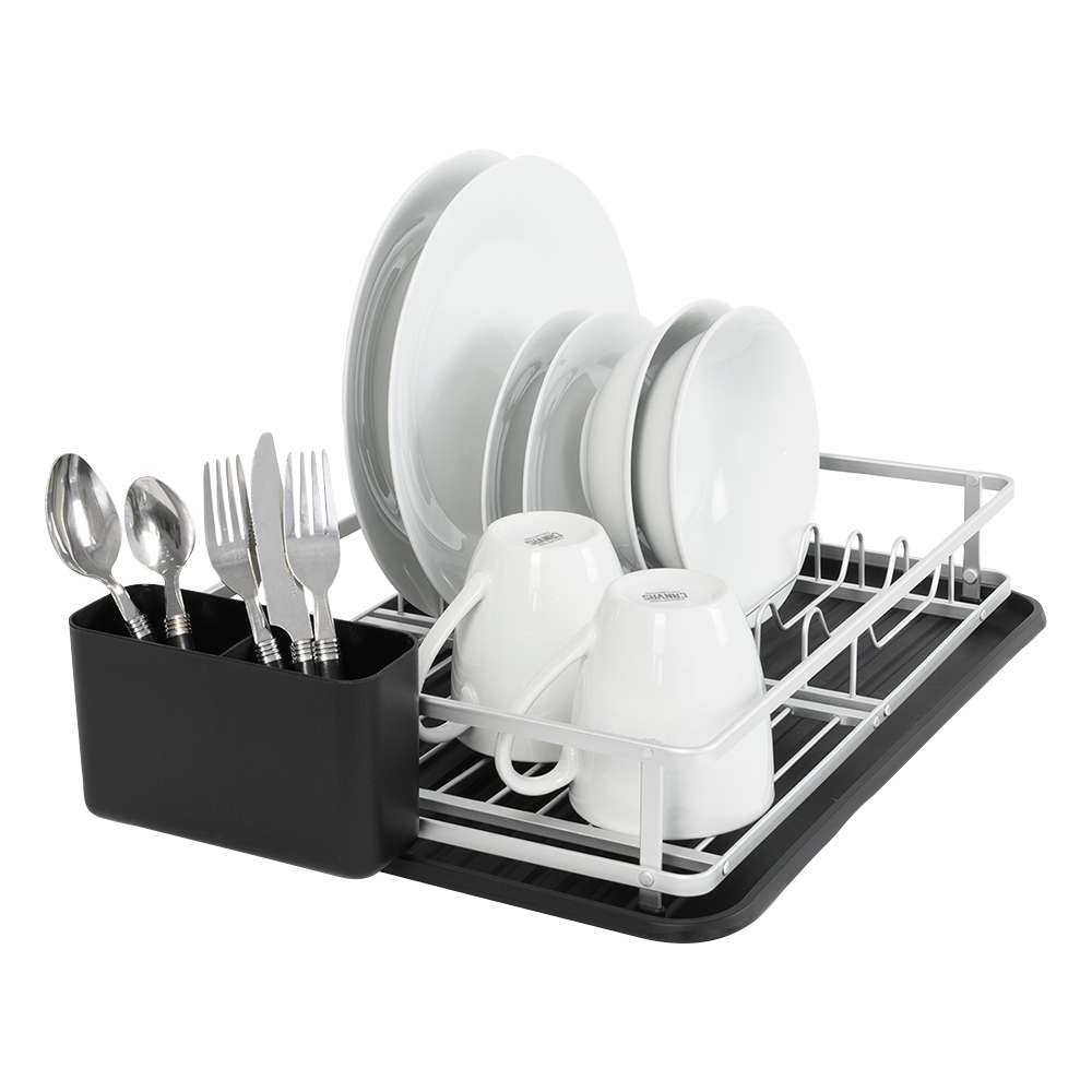 Ensemble d'égouttoir à vaisselle en aluminium