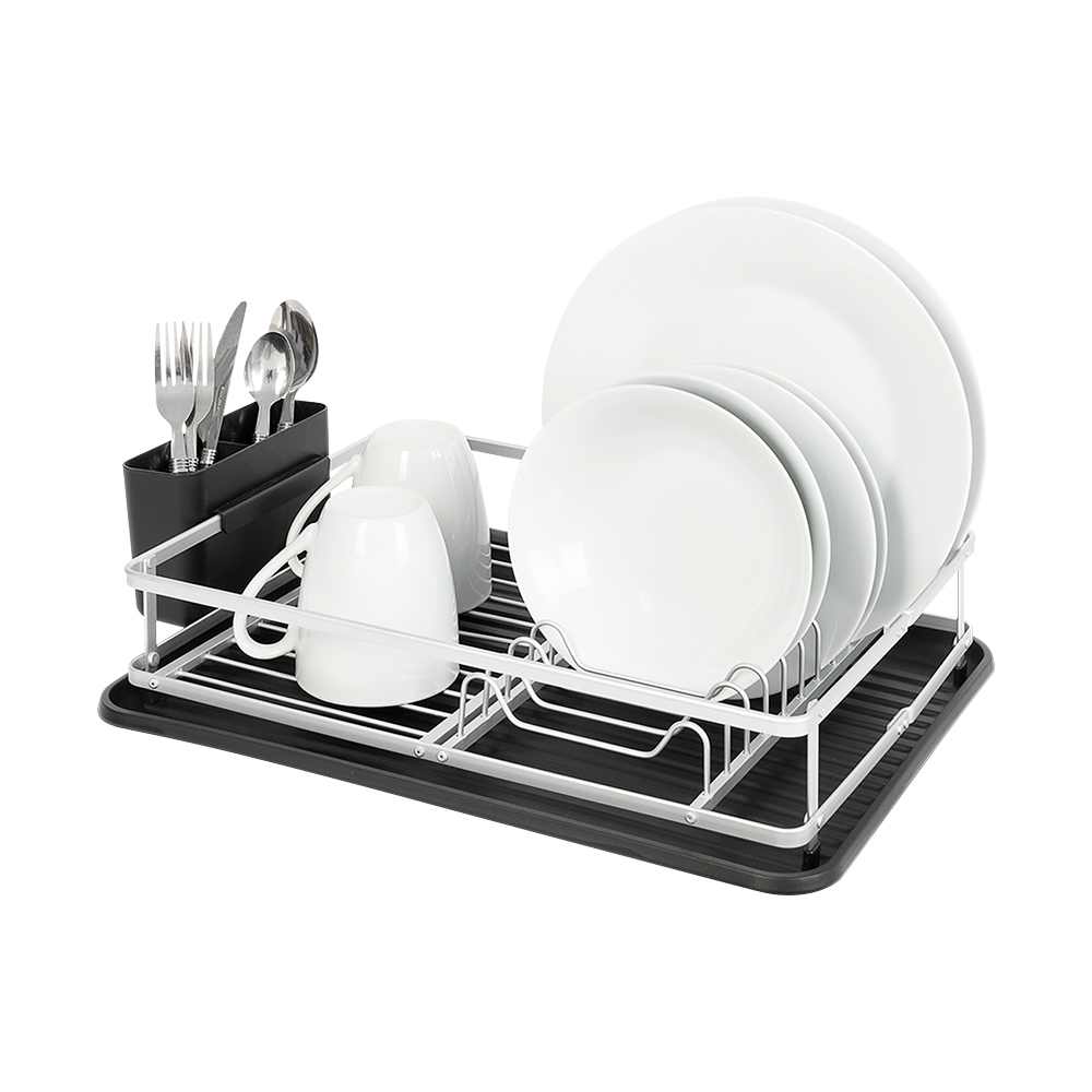 Ensemble d'égouttoir à vaisselle en aluminium