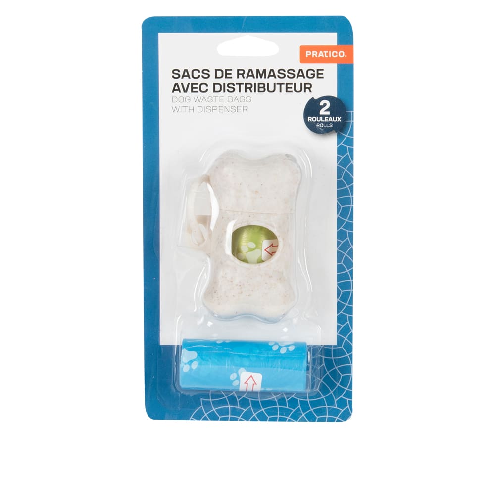 Sacs de ramassage pour chiens avec distributeur PRATICO