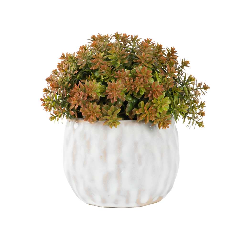Plante artificielle d'automne avec pot en céramique ASTELLA