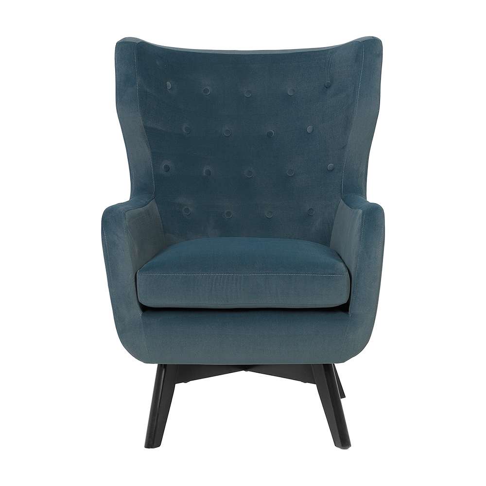 Fauteuil Flore bleu ASTELLA