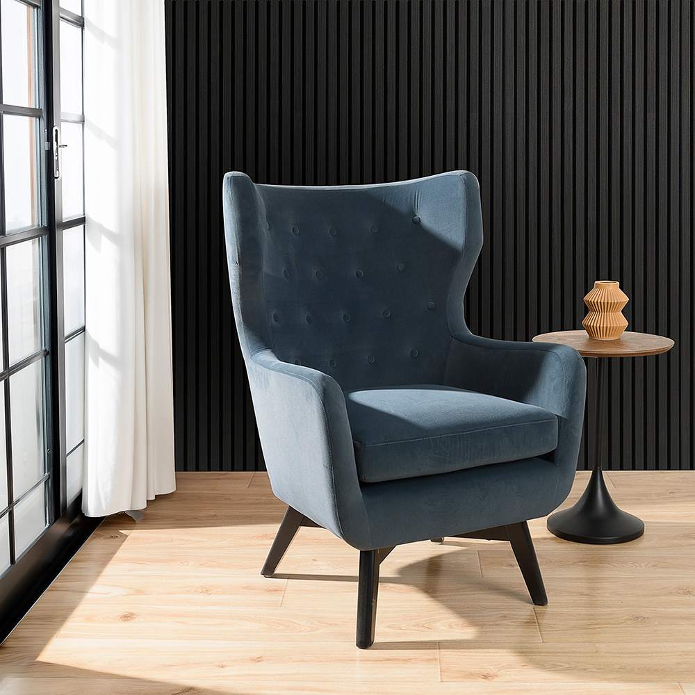 Fauteuil Flore bleu ASTELLA
