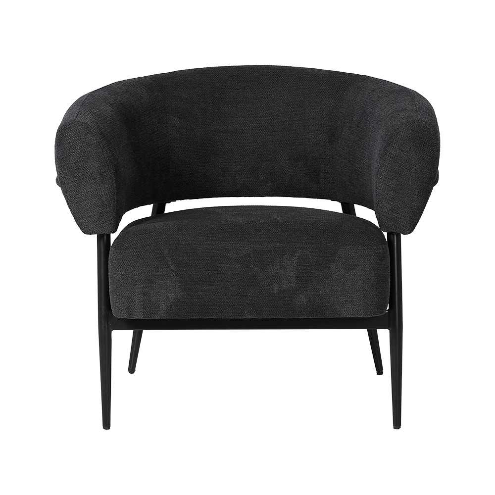 Fauteuil Félicia noir ASTELLA
