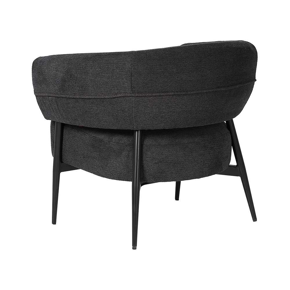 Fauteuil Félicia noir ASTELLA