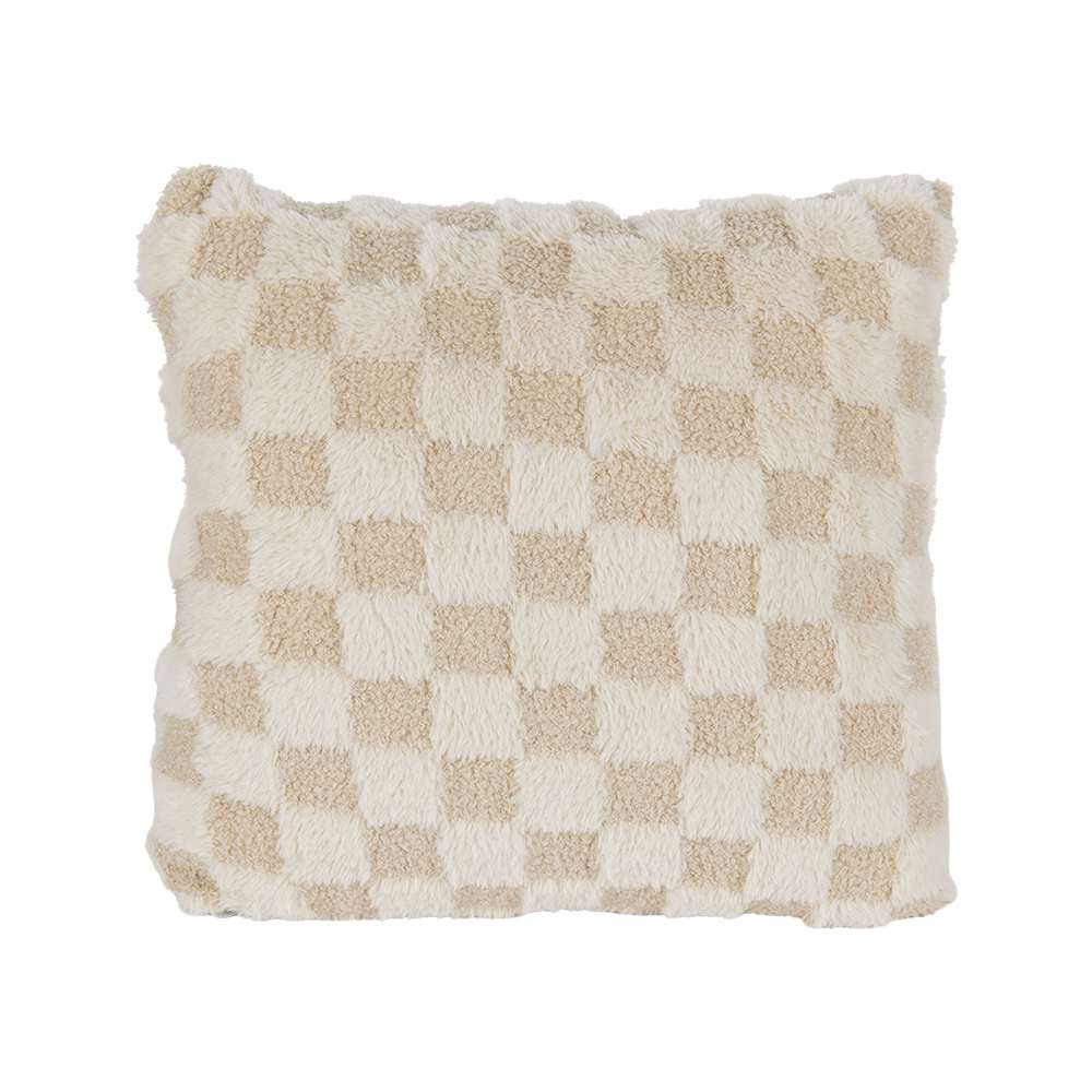 Coussin à carreaux 17 3/4 po x 17 3/4 po ASTELLA