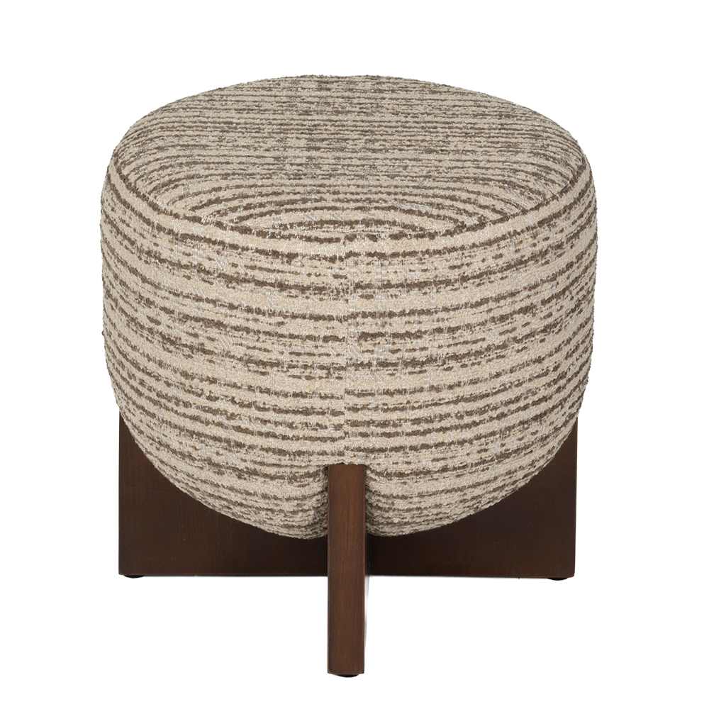 Pouf Kuala naturel et beige&nbsp;15&nbsp;3/4 po ASTELLA