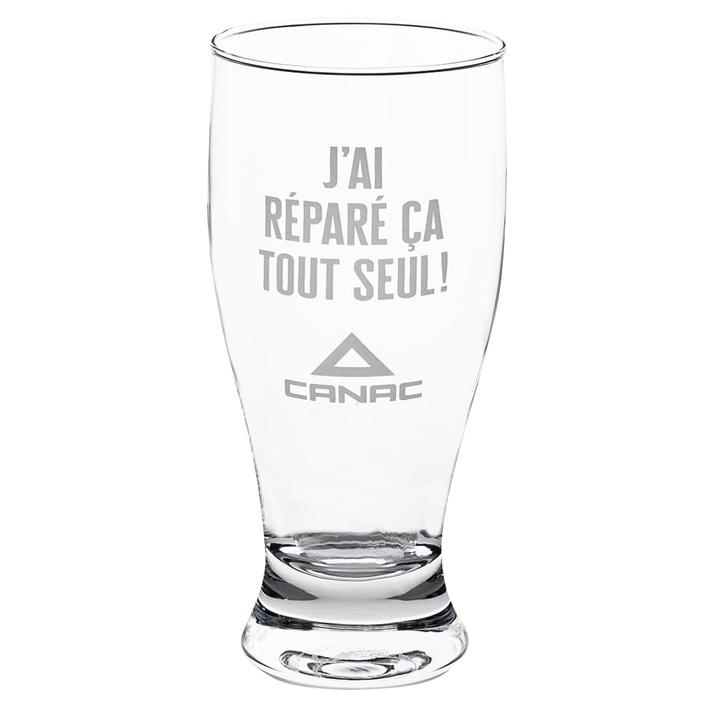 Verre à bière J'ai réparé ça tout seul ! 550 ml CANAC