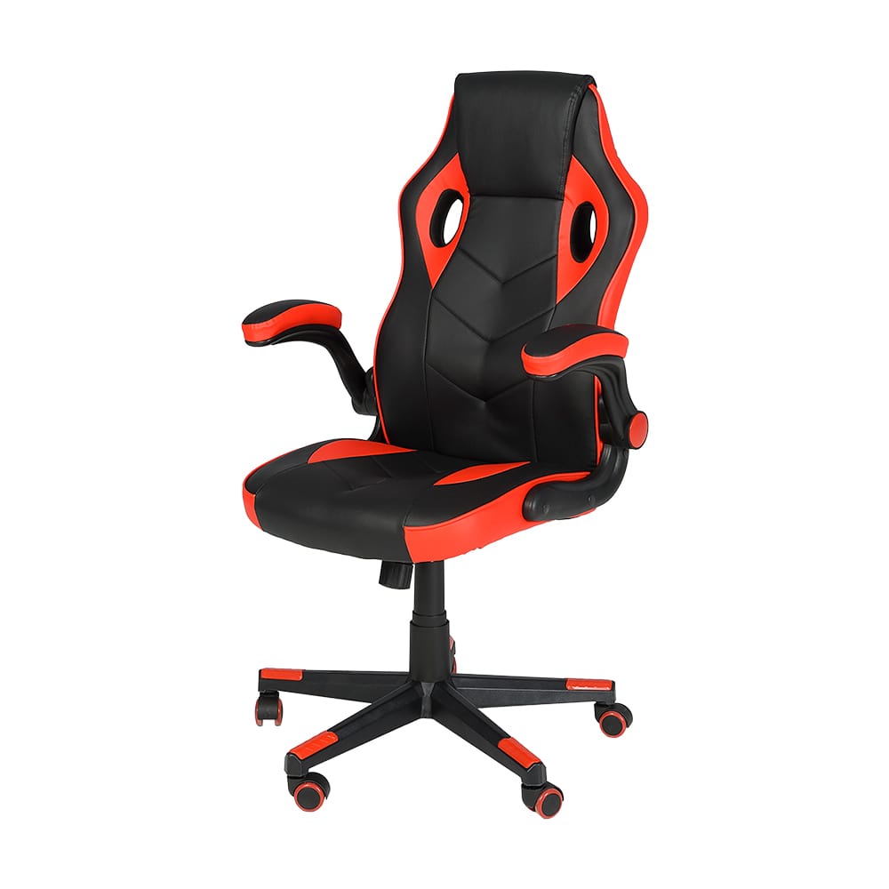 Chaise de jeu Storm noir et rouge VERTUO