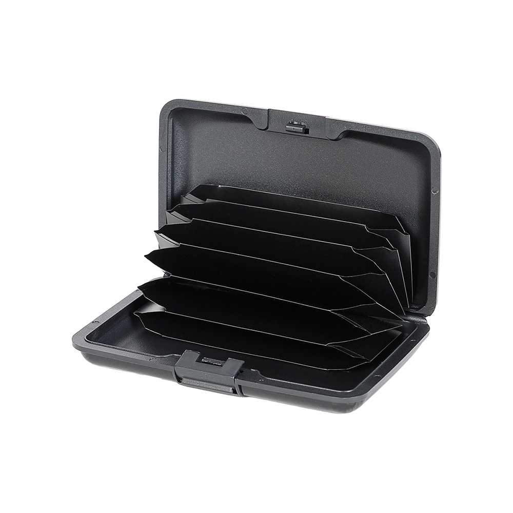 Porte-cartes avec protection RFID noir NOMADIA