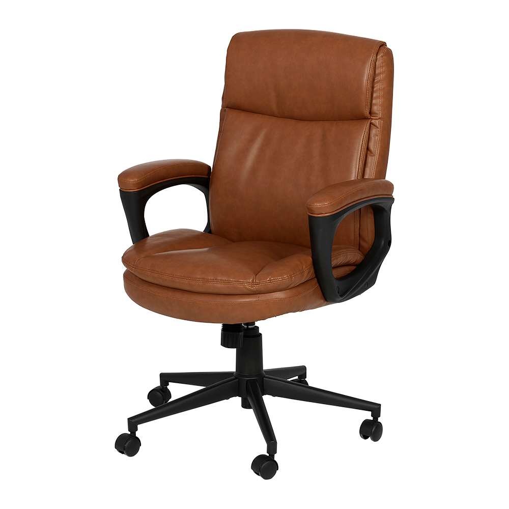Chaise de bureau Manhattan brun et noir VERTUO