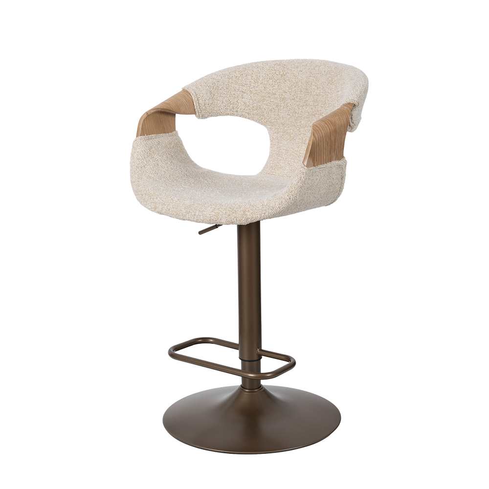 Curvy Stool Beige ASTELLA