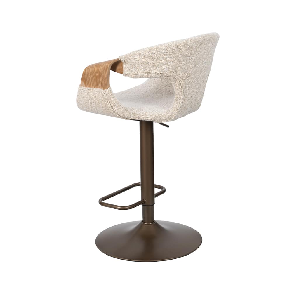Tabouret Curvy beige ASTELLA