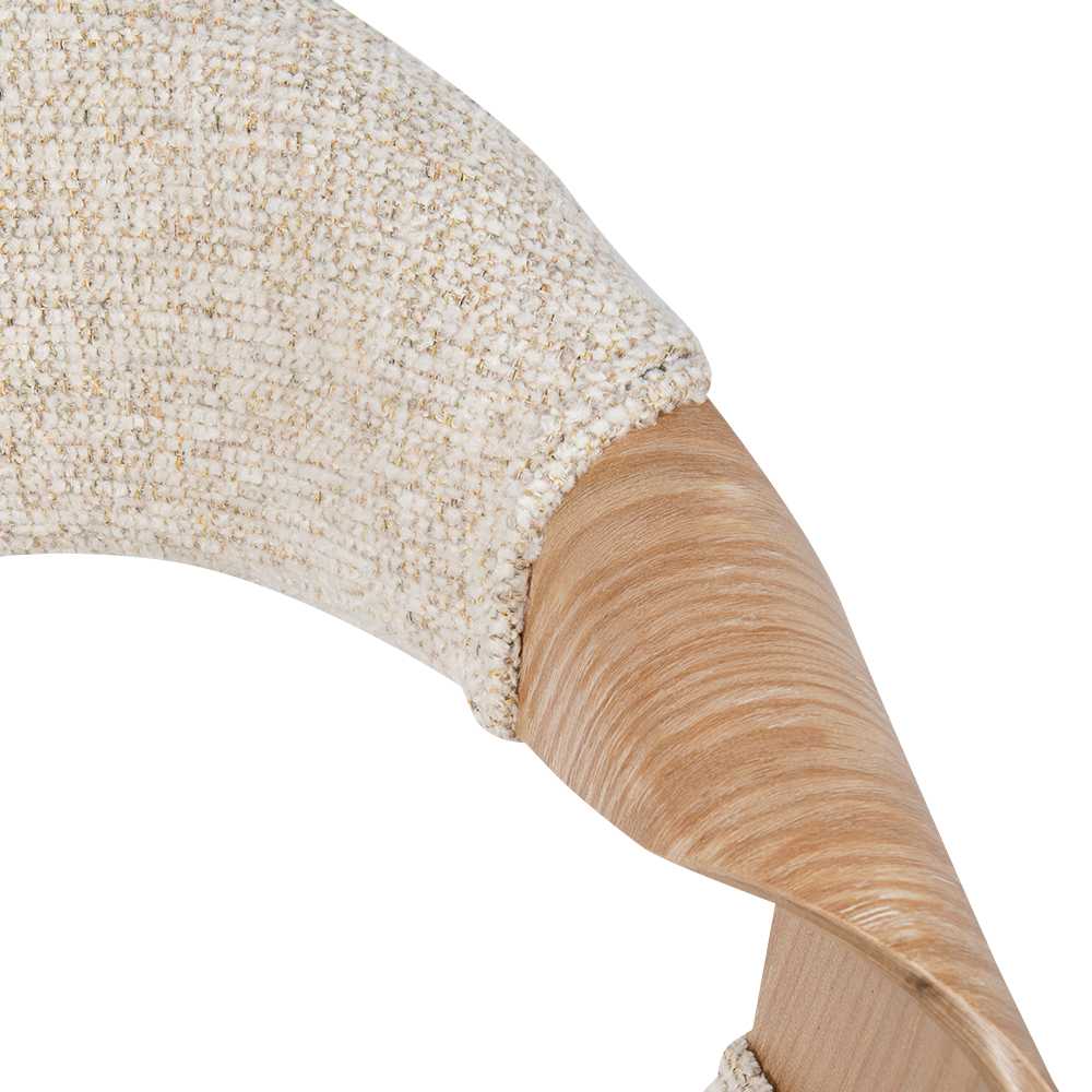 Tabouret Curvy beige ASTELLA