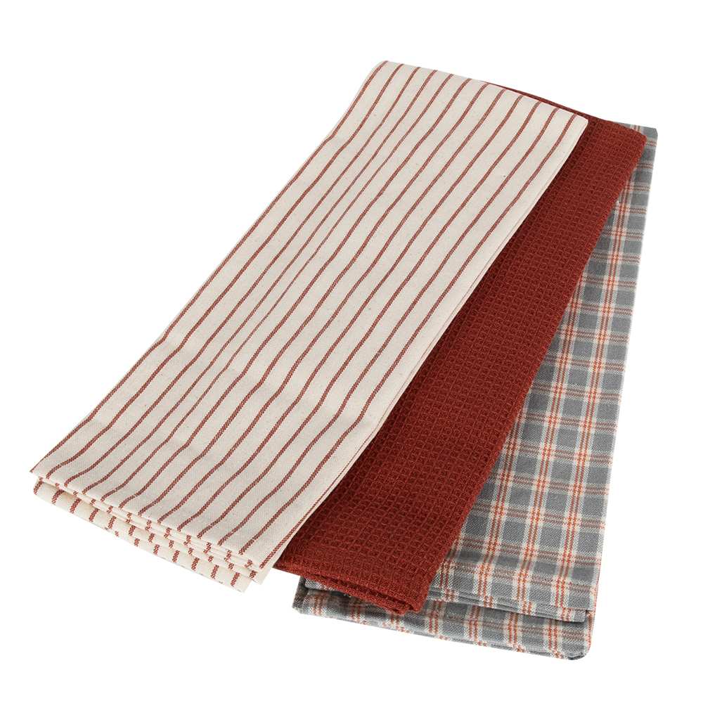 Linges à vaisselle Cuisto 19&nbsp;5/8&nbsp;po x 27&nbsp;1/2&nbsp;po Ens/3
