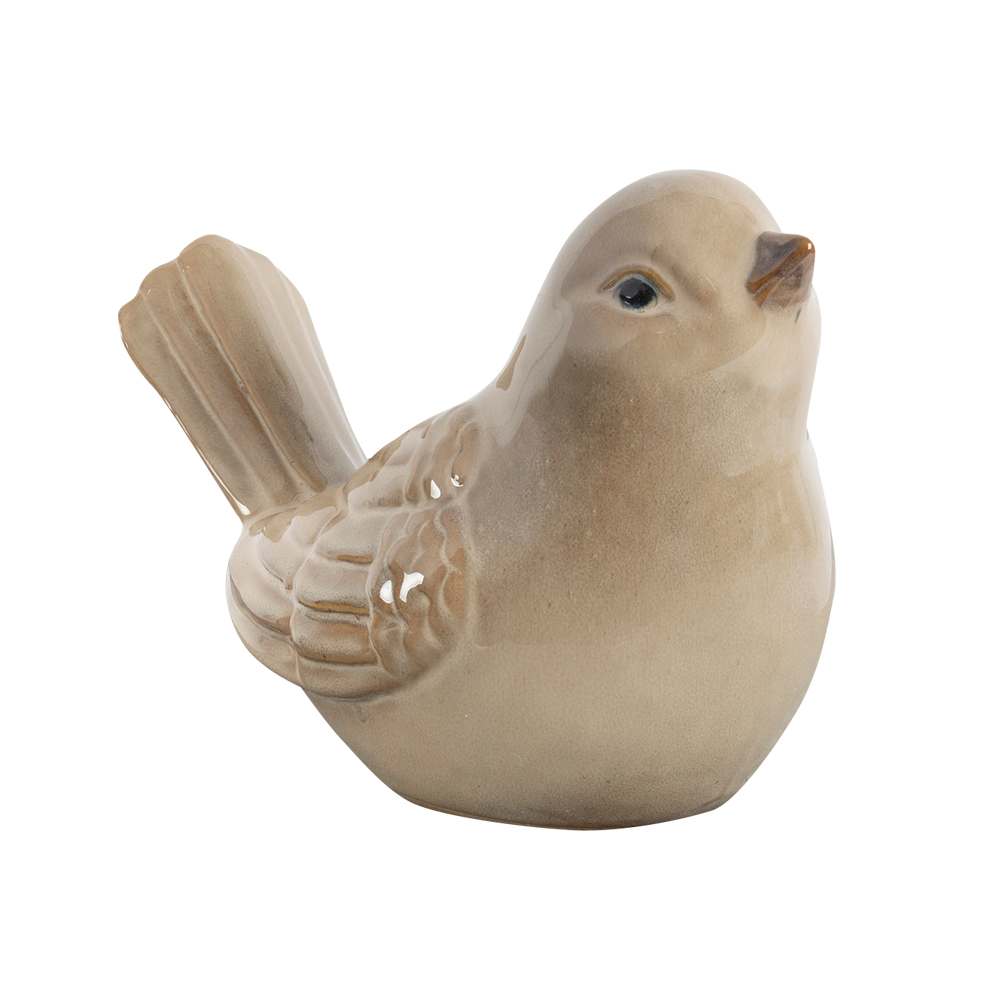 Oiseau décoratif beige ASTELLA