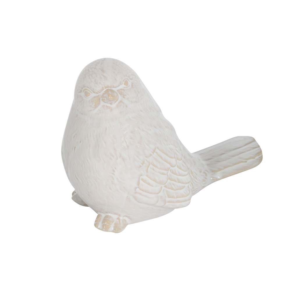 Oiseau décoratif blanc ASTELLA