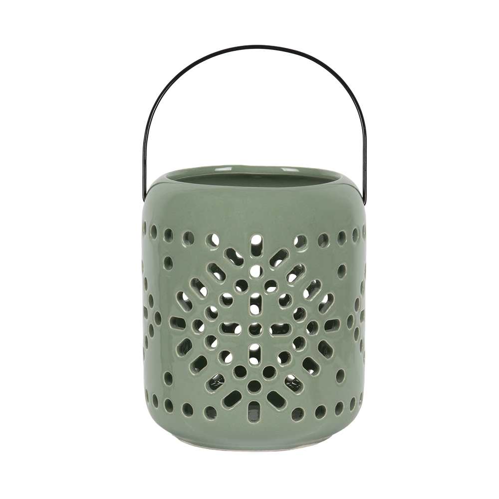 Lanterne décorative verte ASTELLA