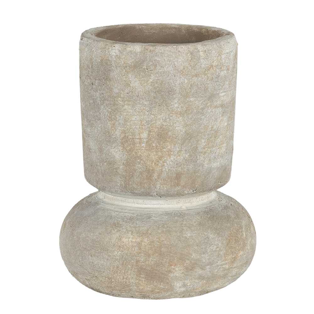ASTELLA Decorative Terracotta Vase Modern Grey