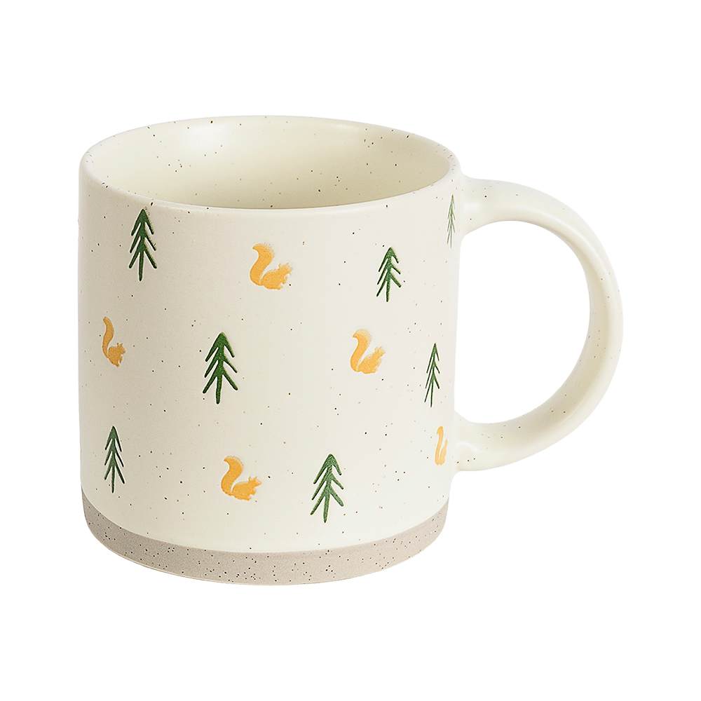 Tasse en céramique Écureuils et sapins 400&nbsp;ml VERTUO