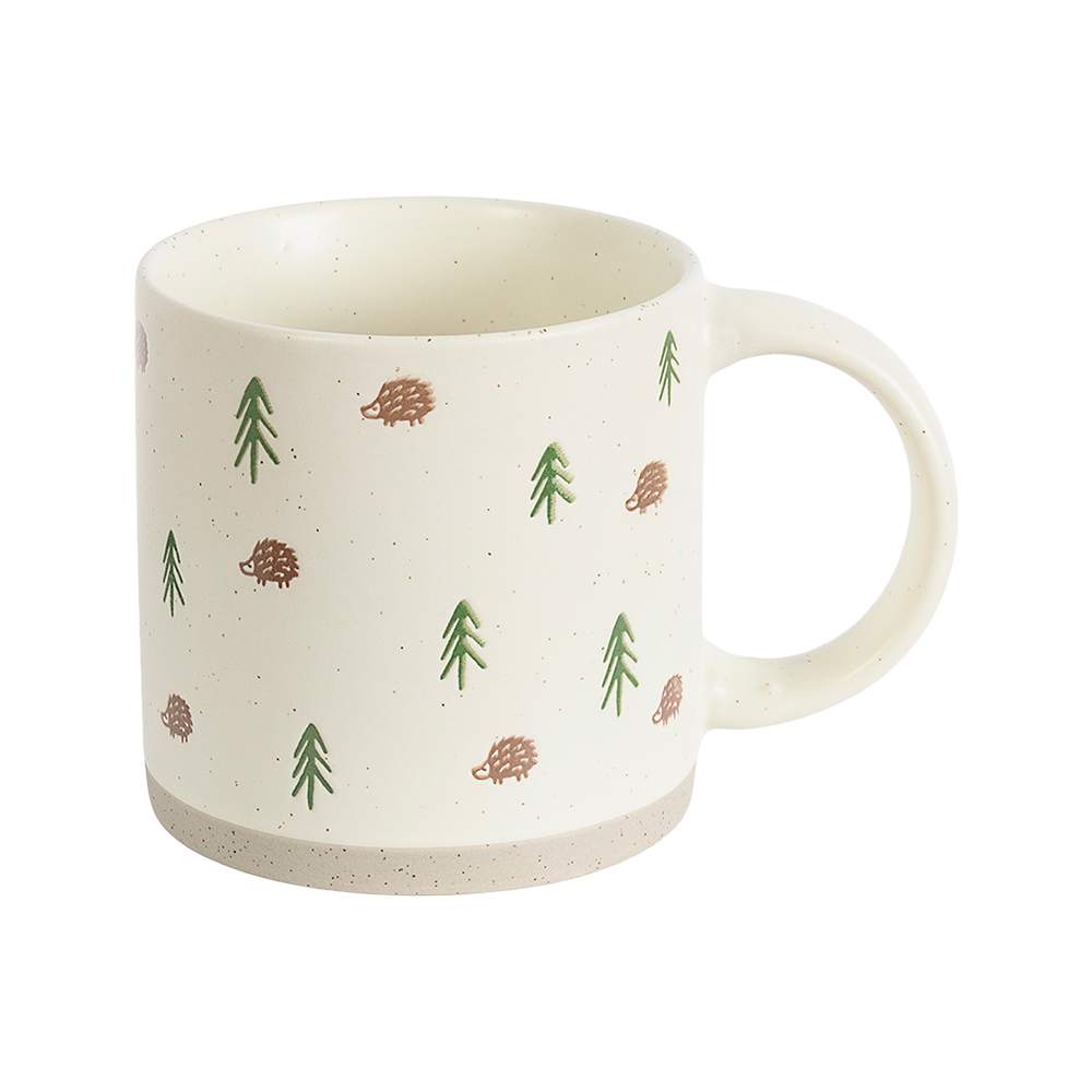 Tasse en céramique Hérissons et sapins 400&nbsp;ml VERTUO