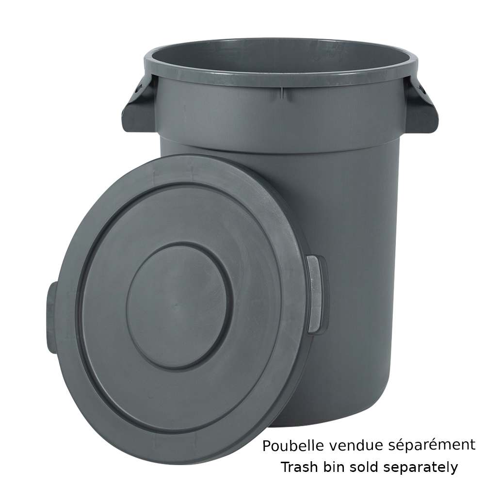 Couvercle pour poubelle industrielle tout usage Titan 121 L GRACIOUS LIVING