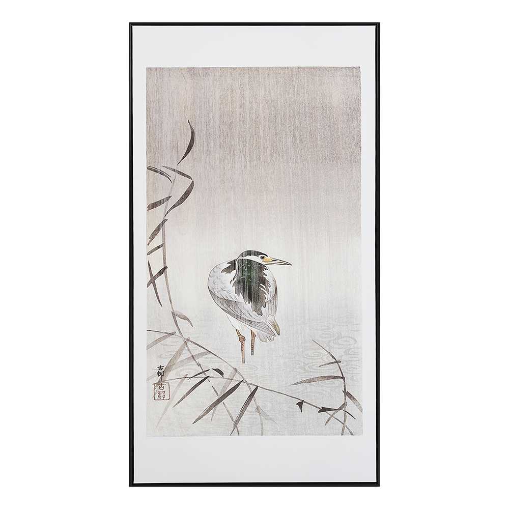 Reproduction sur toile oiseau solitaire 48 po x 24 po ASTELLA
