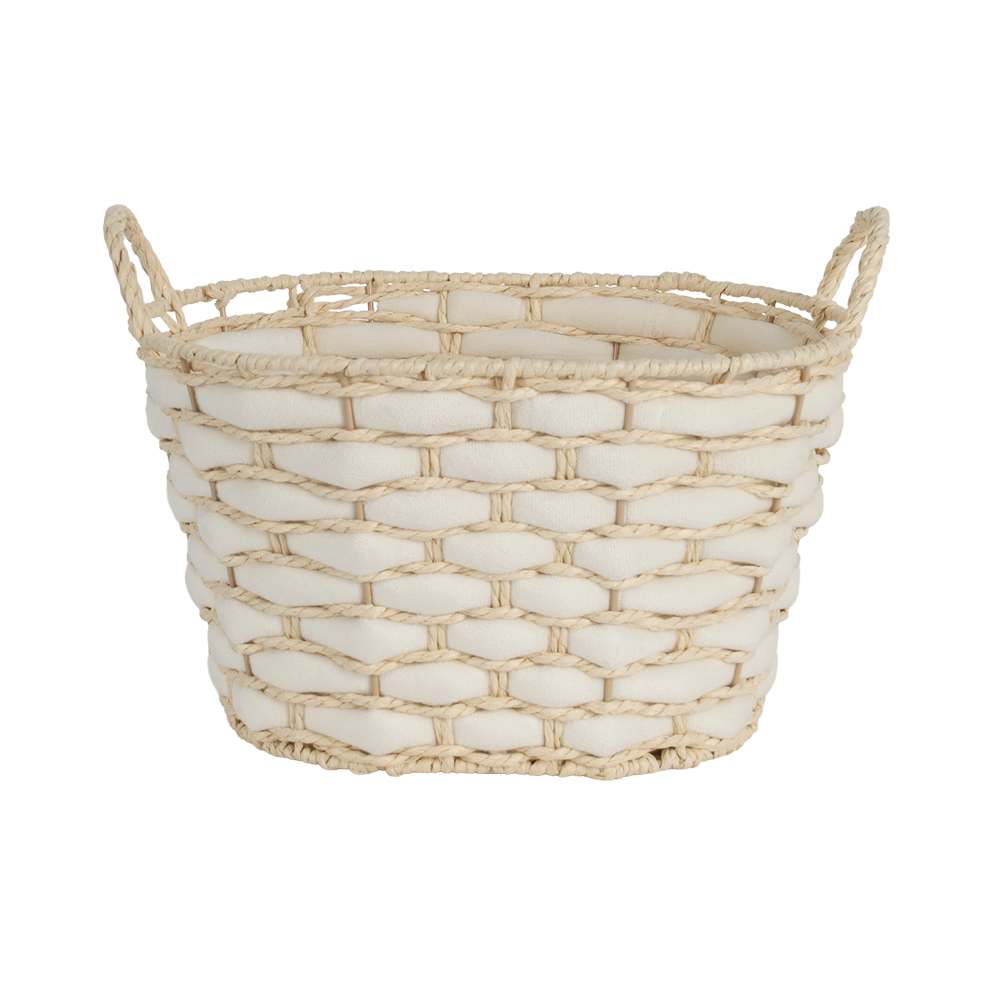 Panier de rangement en fibres naturelles 7 1/2 po ASTELLA