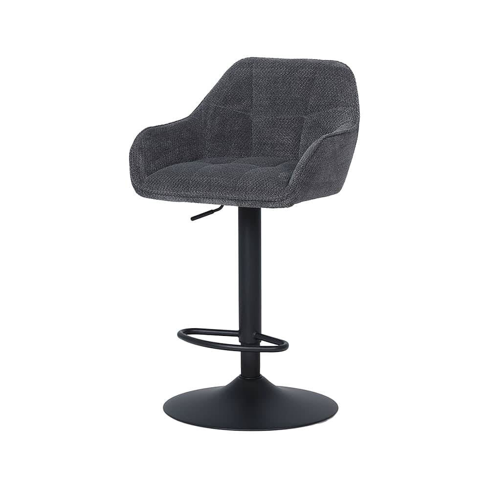 Tabouret ajustable Mina anthracite ASTELLA