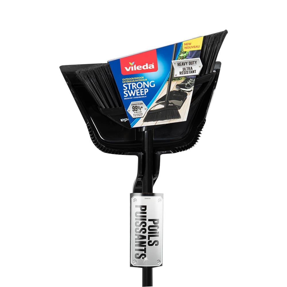 Balai Strong Sweep et porte-poussière à pédale VILEDA
