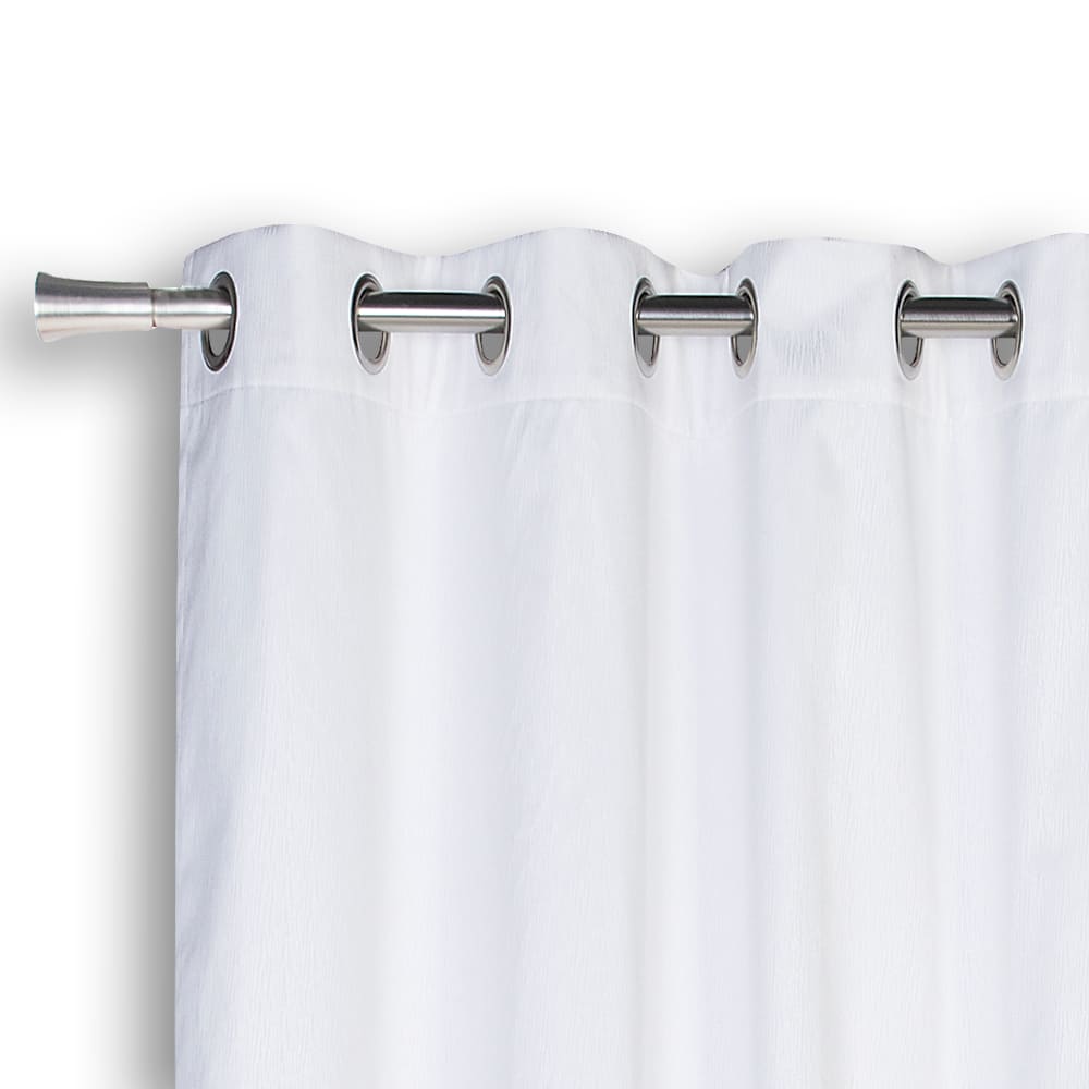 Rideaux coupe-lumière à œillets blancs 54&nbsp;po&nbsp;x&nbsp;84&nbsp;po Pqt/2 VERTUO