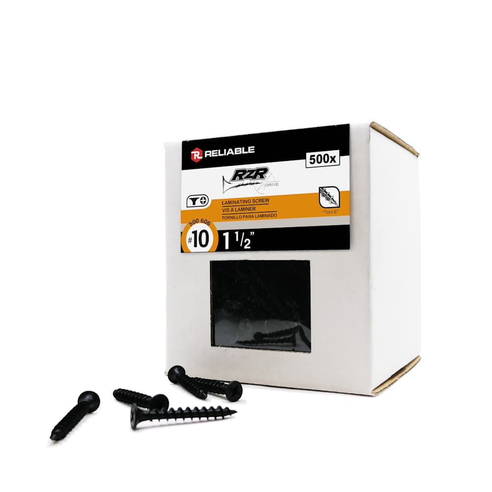 Vis à gypse à laminer 1 1/2 po n° 10 Pqt/500