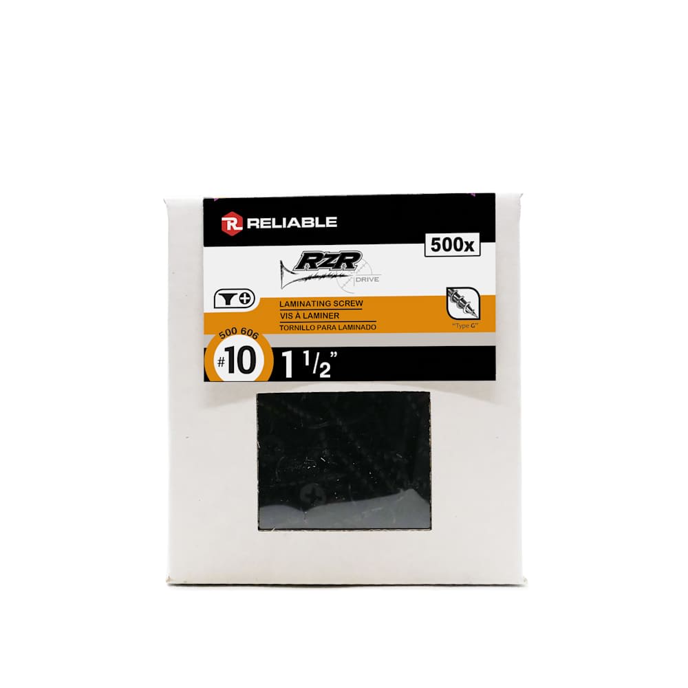 Vis à gypse à laminer 1 1/2 po n° 10 Pqt/500