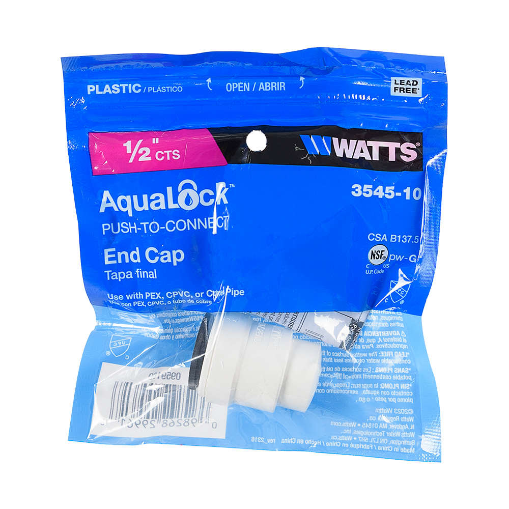 Polypropylene Cap 1/2 in. QC