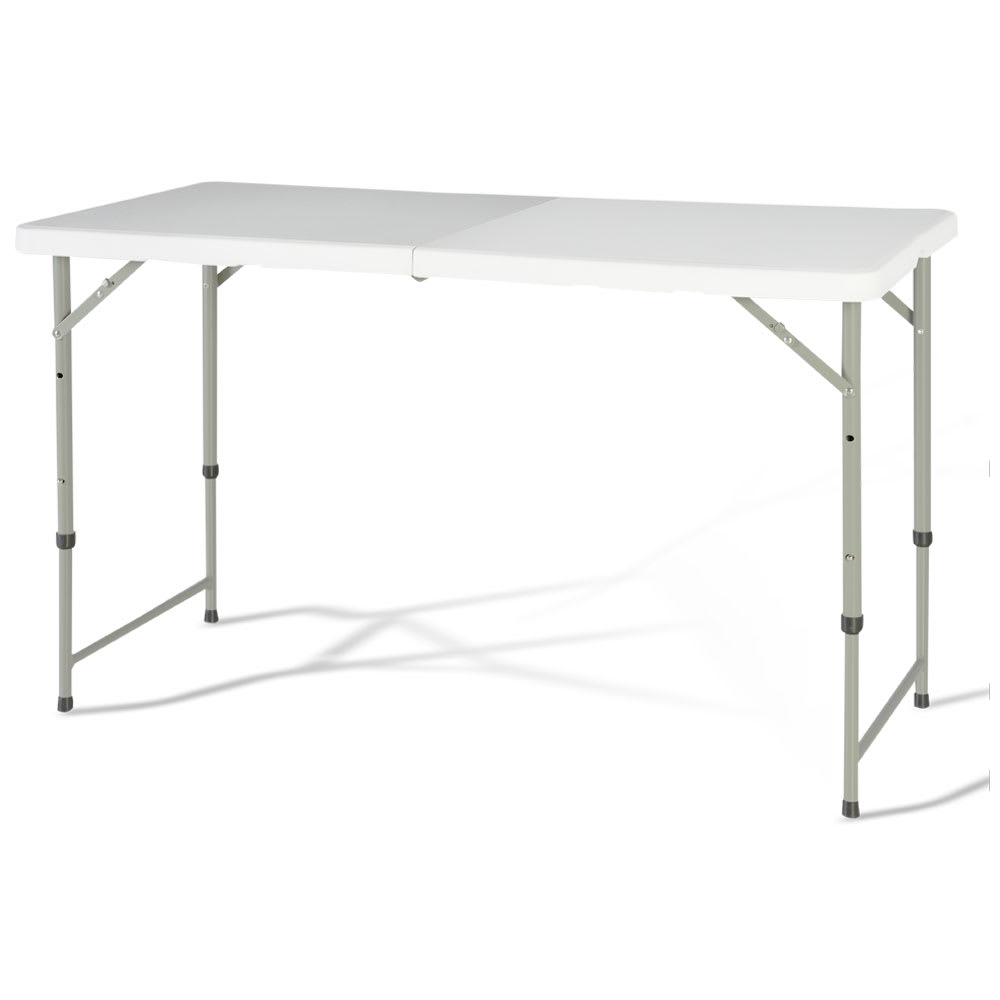 Table pliante à hauteur ajustable 48 po PRATICO