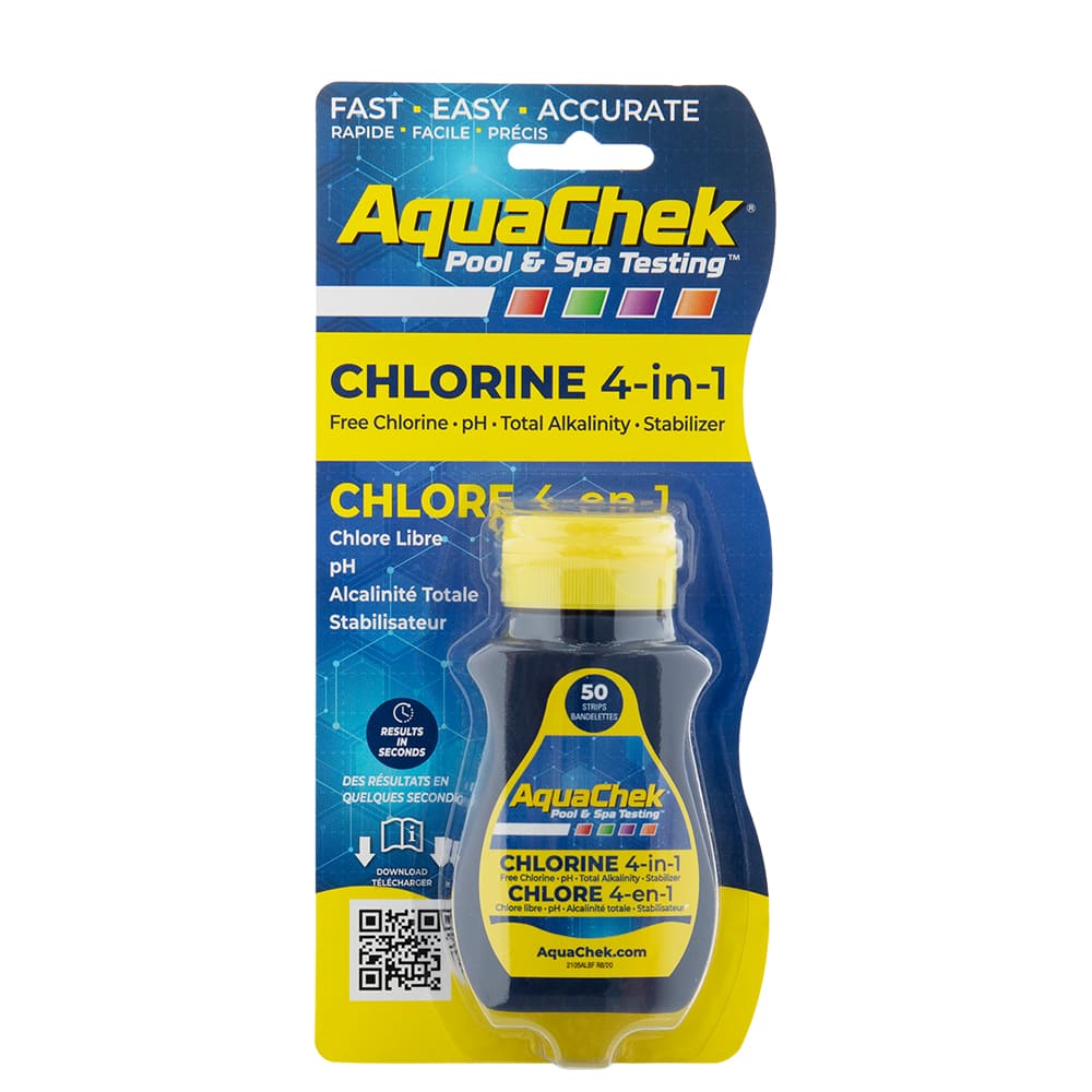 Free Chlorine Water Test Strips Pkg/50