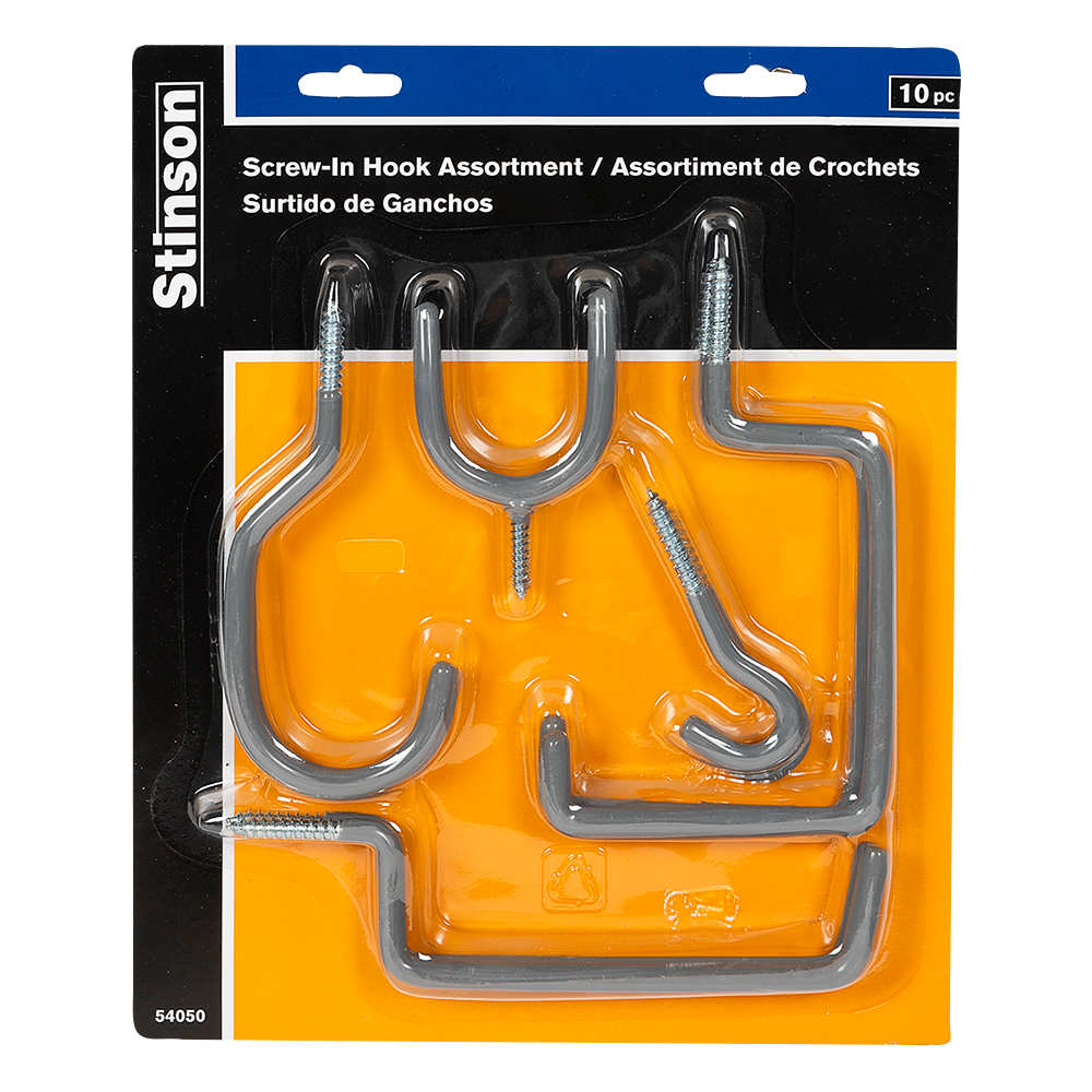 Crochets de rangement Ens/10 STINSON
