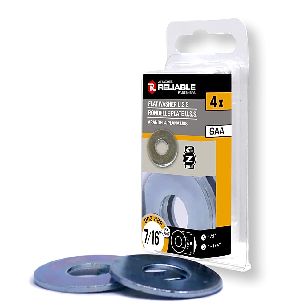 Flat Washers 1/2 in. Pkg/4 - Canac