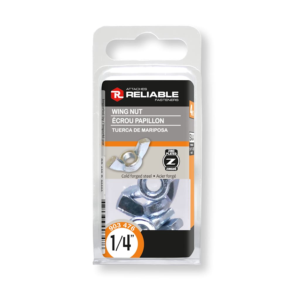 Butterfly Nuts 1/4 in. Pkg/4