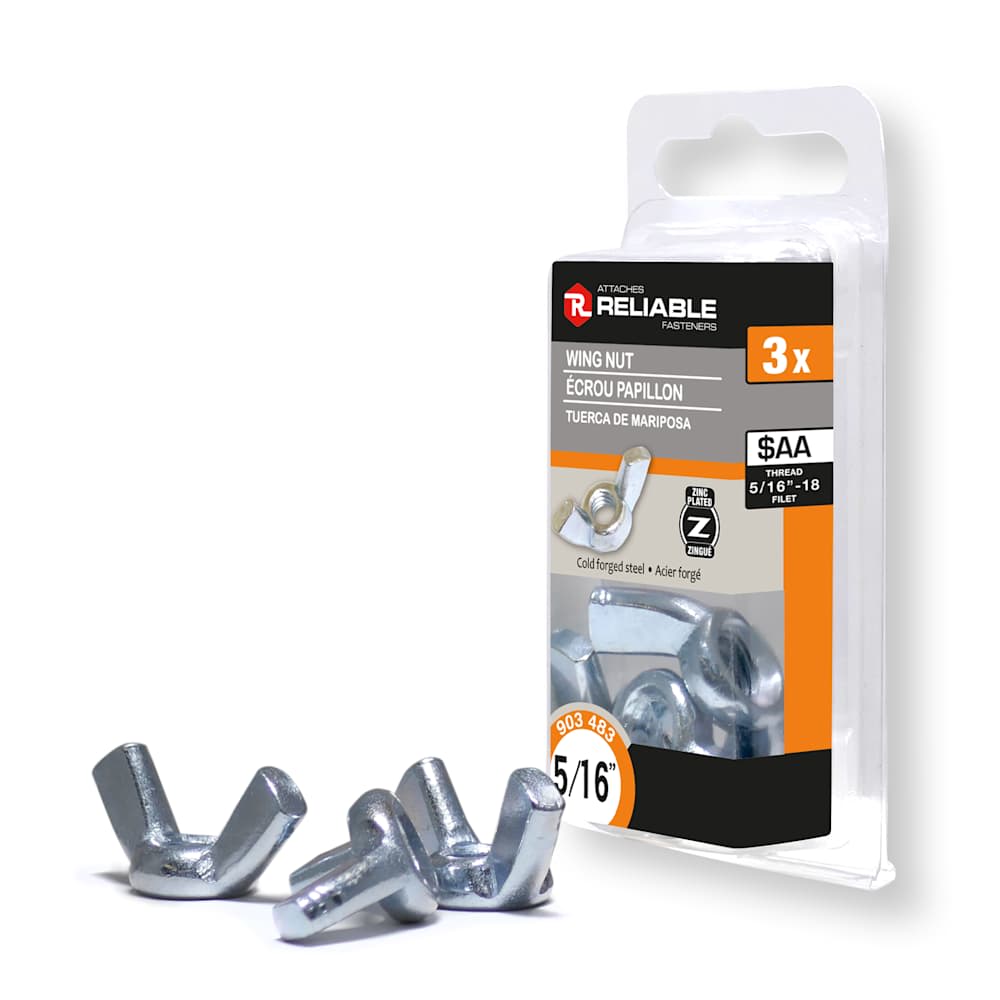 Butterfly Nuts 5/16 in. Pkg/3
