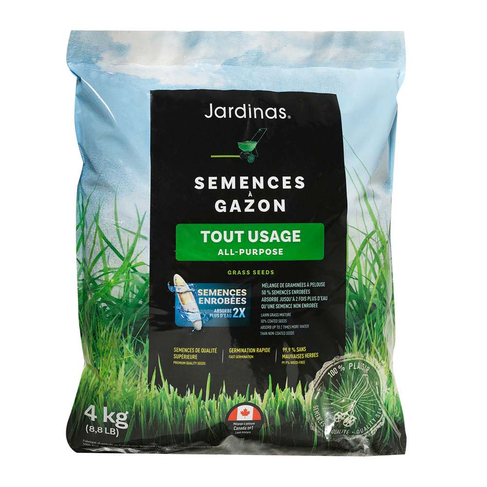 Semences à gazon tout usage 4&nbsp;kg