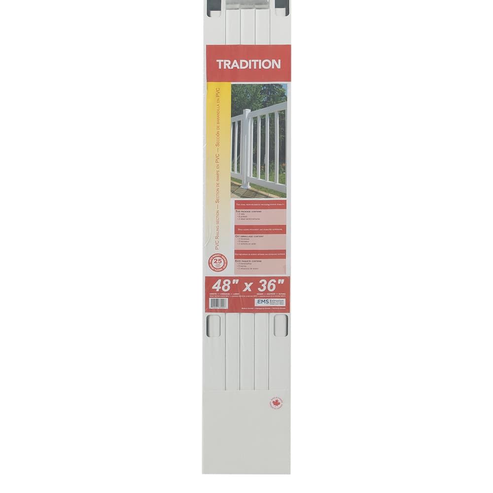 Rampe en PVC Classic 48 po x 36&nbsp;po