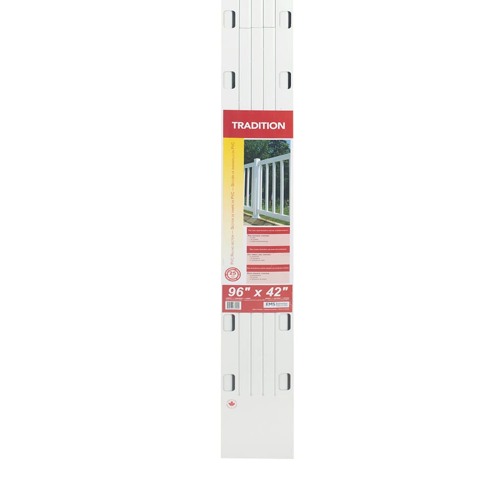 Rampe en PVC Classic 96 po x 42 po